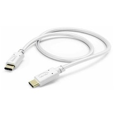 Кабель Hama 00183330 USB Type-C (m) USB Type-C (m) 1м белый