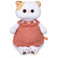 Мягкая игрушка Basik&Co Кошечка Ли-Ли в вязаном платье 27 см Budi Basa Collection