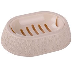 Мыльница Альтернатива "Вязаное плетение" (бежевый) Alternativa