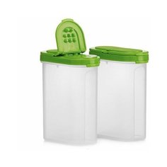 Контейнер для специй большой (270 мл), 2 шт с зеленой крышкой Tupperware