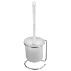 Ершик SIMPLE LINE для унитаза, напольный, круглый, хром, Sapho