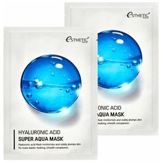 Тканевая маска д/л Esthetic House Hyaluronic Acid Super Aqua Mask Гиалуроновая Кислота, 2 шт