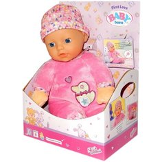 Кукла First love Baby Born мягкая с погремушкой Zapf Creation
