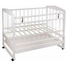 Кроватка Женечка-4, белый ЧП Смирнов