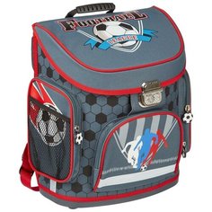 №1 School Ранец Football, серый