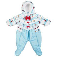 Комбинезон Сонный Гномик Сканди 2803 размер 62, голубой с рисунком