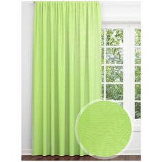 Штора Amore Mio RR MS-106 Однотонная вуаль 4,0*2,7 1 шт. салатовый