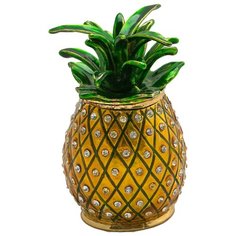 Шкатулка ананас средний S-741C золотистый Ismat Decor