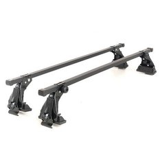 комплект дуг и опор ATLANT на крышу 8906 для Lada 2110 (1995 - 2014), Lada 2112 (1998 - 2008), 1.11 м черный