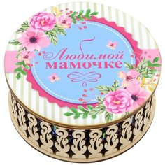 Конфеты "Чернослив Кремлина шоколадный" резная шкатулка "Любимой мамочке", 400 г