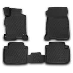 Коврики 3D в салон HONDA Accord, 2013->, 4 шт. (полиуретан) Element