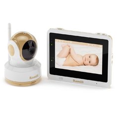 Видеоняня Ramili Baby RV1500 белый/золотистый
