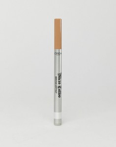 Карандаш для бровей LOreal Paris Brow Artist Micro Tattoo 24HR-Черный цвет Loreal