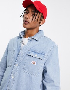 Голубая рубашка Dickies Kibler-Голубой