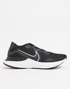 Черно-белые кроссовки Nike Running renew-Черный цвет