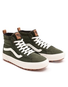 Зеленые кеды Vans SK8-Hi MTE-Зеленый цвет