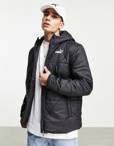 Черная дутая куртка Puma Essentials-Черный цвет
