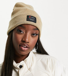 Бежевая шапка-бини с нашивкой Berghaus Heritage Badge – эксклюзивно для ASOS-Светло-бежевый цвет