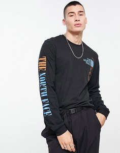 Черный лонгслив The North Face Expedition Graphic-Черный цвет