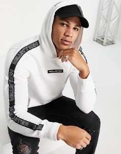 Худи белого цвета Hollister-Белый