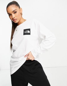 Белый лонгслив The North Face Boruda