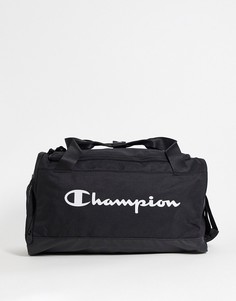 Маленькая черная спортивная сумка дафл Champion-Черный цвет