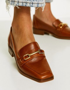 Лоферы цвета коньяка ALDO Wicilyaflex-Коричневый цвет