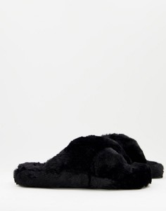 Черные слиперы с перекрестными ремешками Ted Baker Lopply-Черный цвет