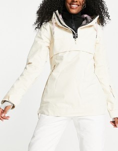 Кремовая горнолыжная куртка Roxy Shelter-Белый