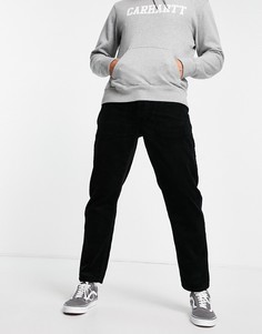 Свободные черные брюки из вельвета в рубчик Carhartt WIP Newel-Черный цвет