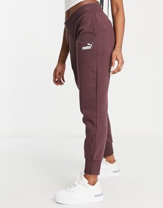 Бордовые джоггеры Puma Essentials-Красный