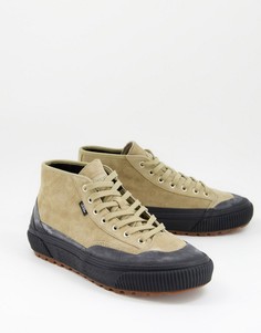 Кроссовки средней высоты цвета хаки Vans Destruct Mid MTE-1-Зеленый цвет