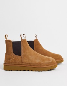 Светло-коричневые ботинки челси из овчины Ugg Neumel-Коричневый цвет