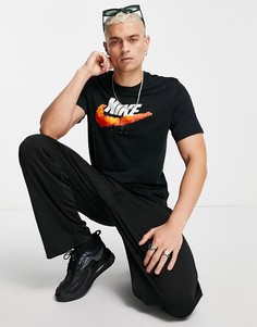 Черная футболка с принтом на груди Nike Sole Food-Черный цвет