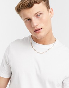Белая футболка с круглым вырезом из органического хлопка New Look-Белый