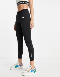 Черные теплые зимние леггинсы The North Face-Черный цвет