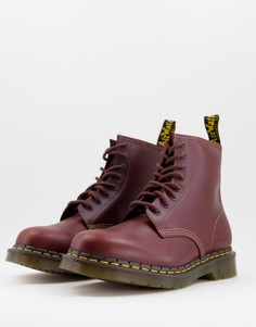 Темно-коричневые ботинки с 8 люверсами Dr Martens 1460 Abruzzo-Коричневый цвет