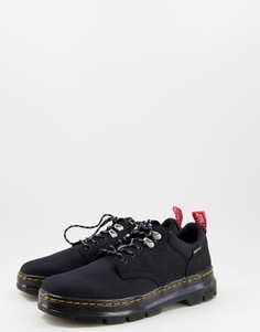 Черные ботинки из нейлона Dr Martens x Herschel Reeder-Черный цвет