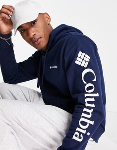 Темно-синий худи с принтом Columbia Viewmont II