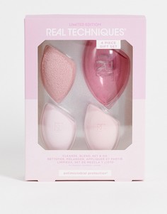 Подарочный набор спонжей Real Techniques Cleanse, Blend, Set and Go (скидка -45%)-Бесцветный