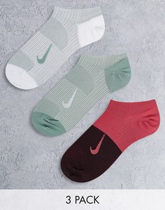 Набор из 3 пар легких носков Nike Training Everyday-Разноцветный