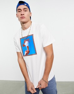 Белая футболка с фотографическим принтом Nike Snow Cone-Белый