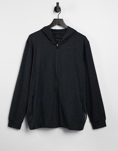 Худи черного цвета на молнии Nike Yoga Dri-FIT-Черный
