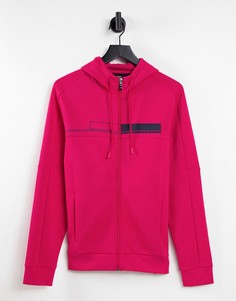 Худи на молнии в стиле колор блок BOSS Athleisure Saggy 1-Розовый цвет