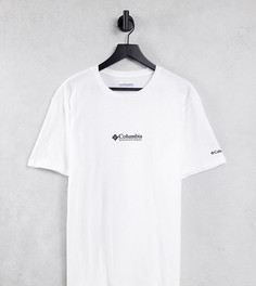Базовая белая футболка с логотипом Columbia CSC эксклюзивно для ASOS-Белый