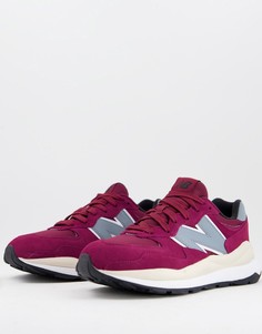 Бордовые кроссовки New Balance 57/40-Красный