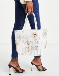 Разноцветная сумка с цветочным принтом Ted Baker Sazicon-Разноцветный