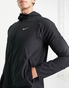 Черная олимпийка Nike Running Element-Черный цвет