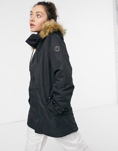 Черная горнолыжная куртка Volcom Fawn-Черный цвет