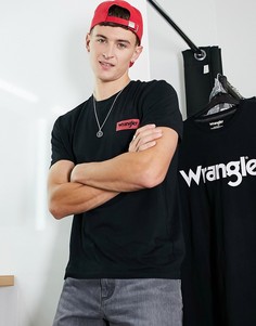 Футболка с логотипом Wrangler-Черный цвет